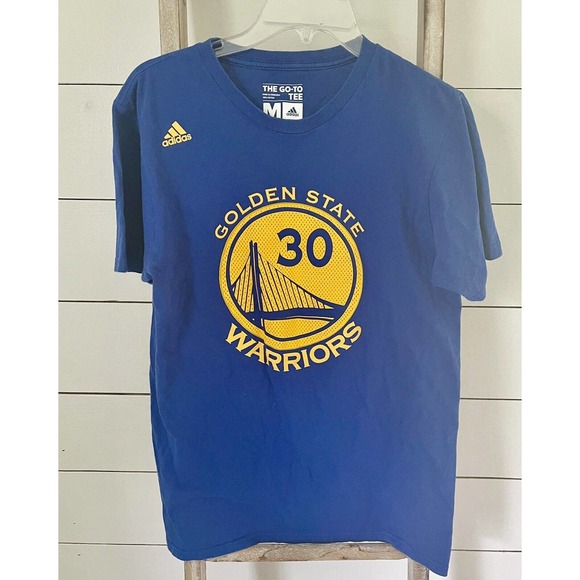 adidas Other - Adidas Men’s Go-To Tee Golden State CURRY #30 Jersey NBA Blue Size Medium
